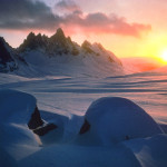 Tombstone Range in March -30C, Yukon